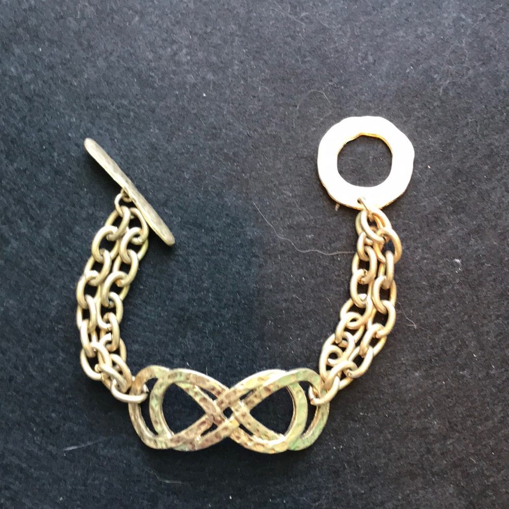 Double infinity bracelet